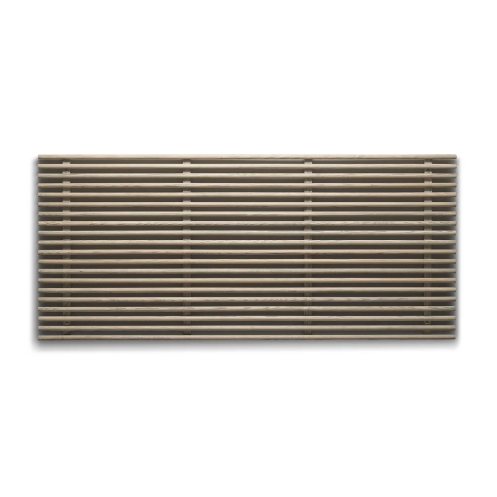 Zana headboard in grey oiled ash