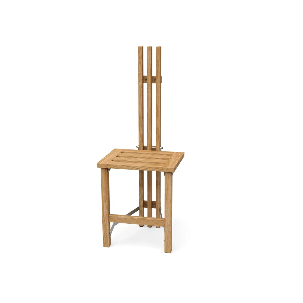 Nadja wall-mounted chair lacquered oak